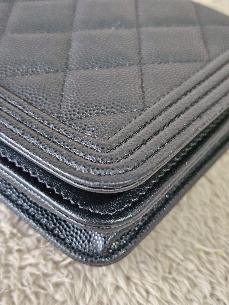 Chanel WOC Boy Cavair