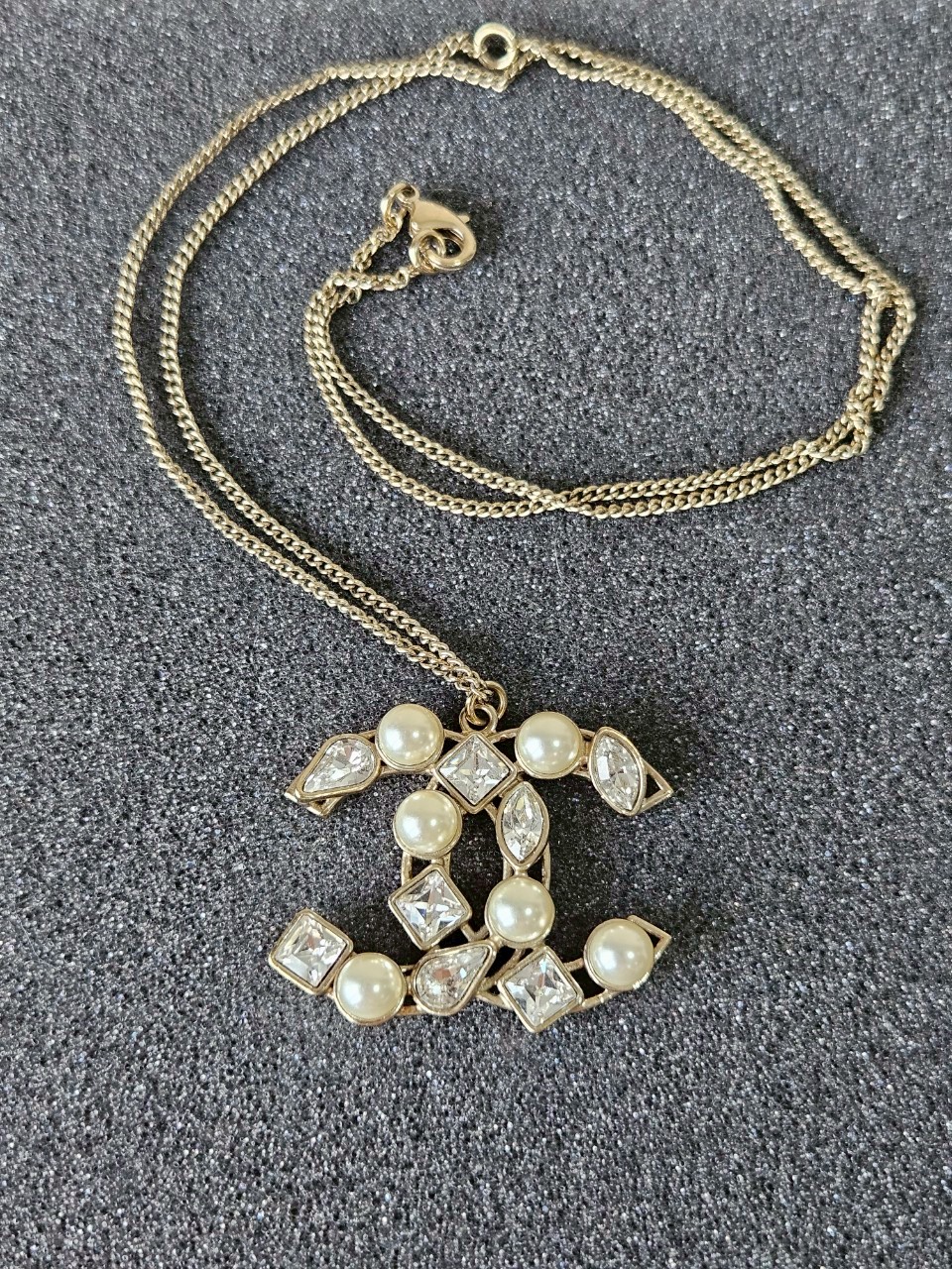 Chanel Pearl Crystal Necklace