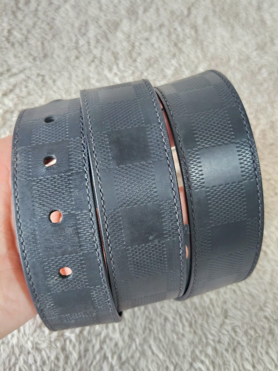 LV Damier Infini Ceinture Revisible Belt