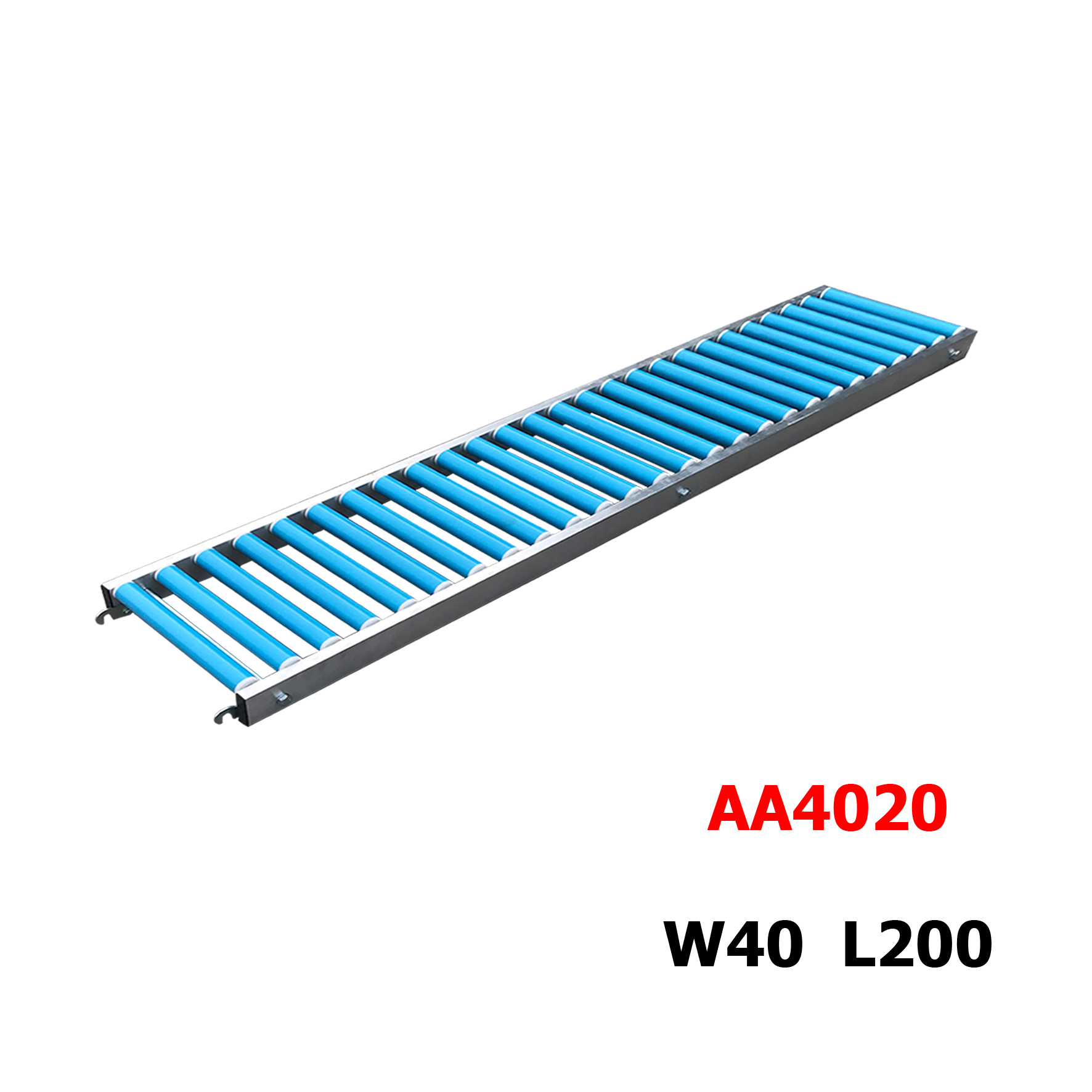 Zlide Container Roller รางลูกกลิ้ง อลูมิเนียม AA4020 W40 x L200 กว้าง 40 cm ยาว 2 M