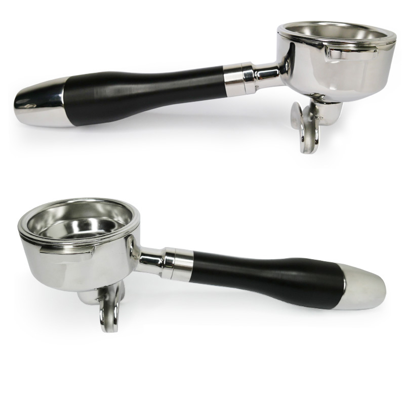 E61 stainless steel portafilter-thread 12 mm