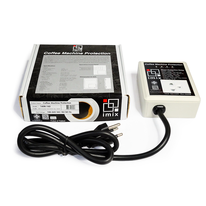 อุปกรณ์ป้องกันคอมเพรสเซอร์ เครื่องชงกาแฟ ตู้เย็น ตู้แช่ | ป้องกันไฟตก ไฟเกิน ไฟกระชาก