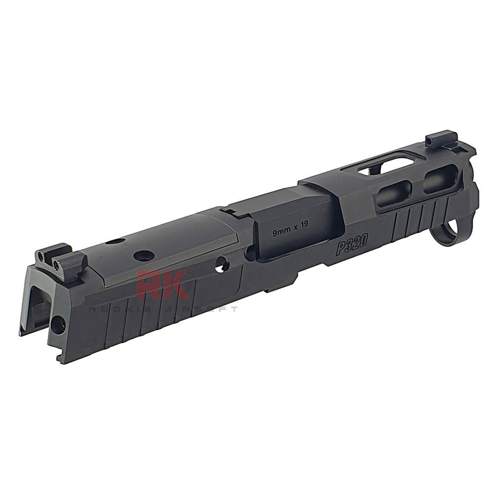 Bomber CNC Aluminum PRO-CUT (3.9 inch) Slide Kit for SIG AIR P320 M18 (Black)