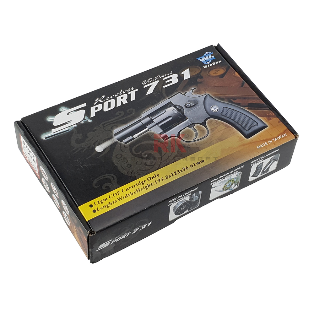 WinGun 731 2.5inch Co2 - Silver