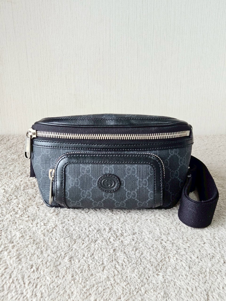 Gucci Interlocking G Belt Bag Black