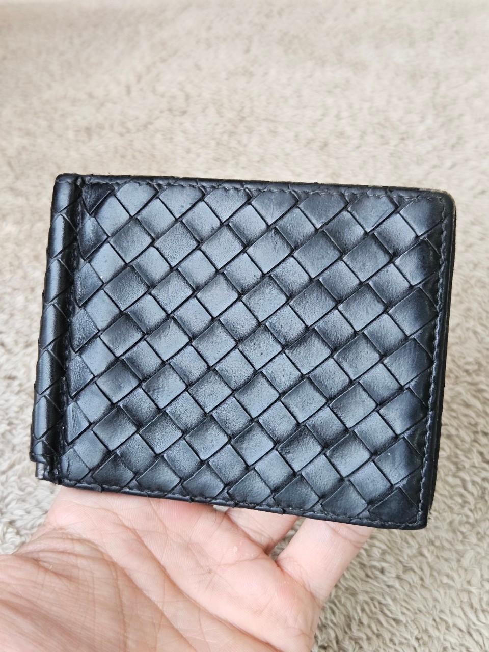 Bottega Money Clip สีดำ