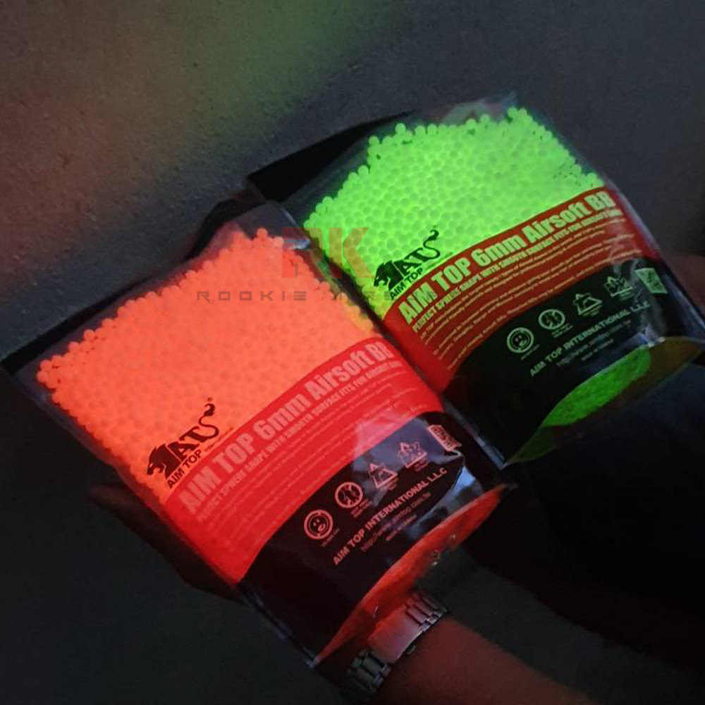 Aim Top Tracer BB 0.20g 6mm (4,000 rds) - Red