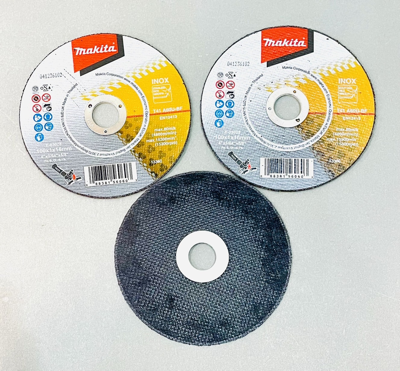 แผ่นตัดเหล็ก - สแตนเลส 4" x 1มิล Makita E-03028