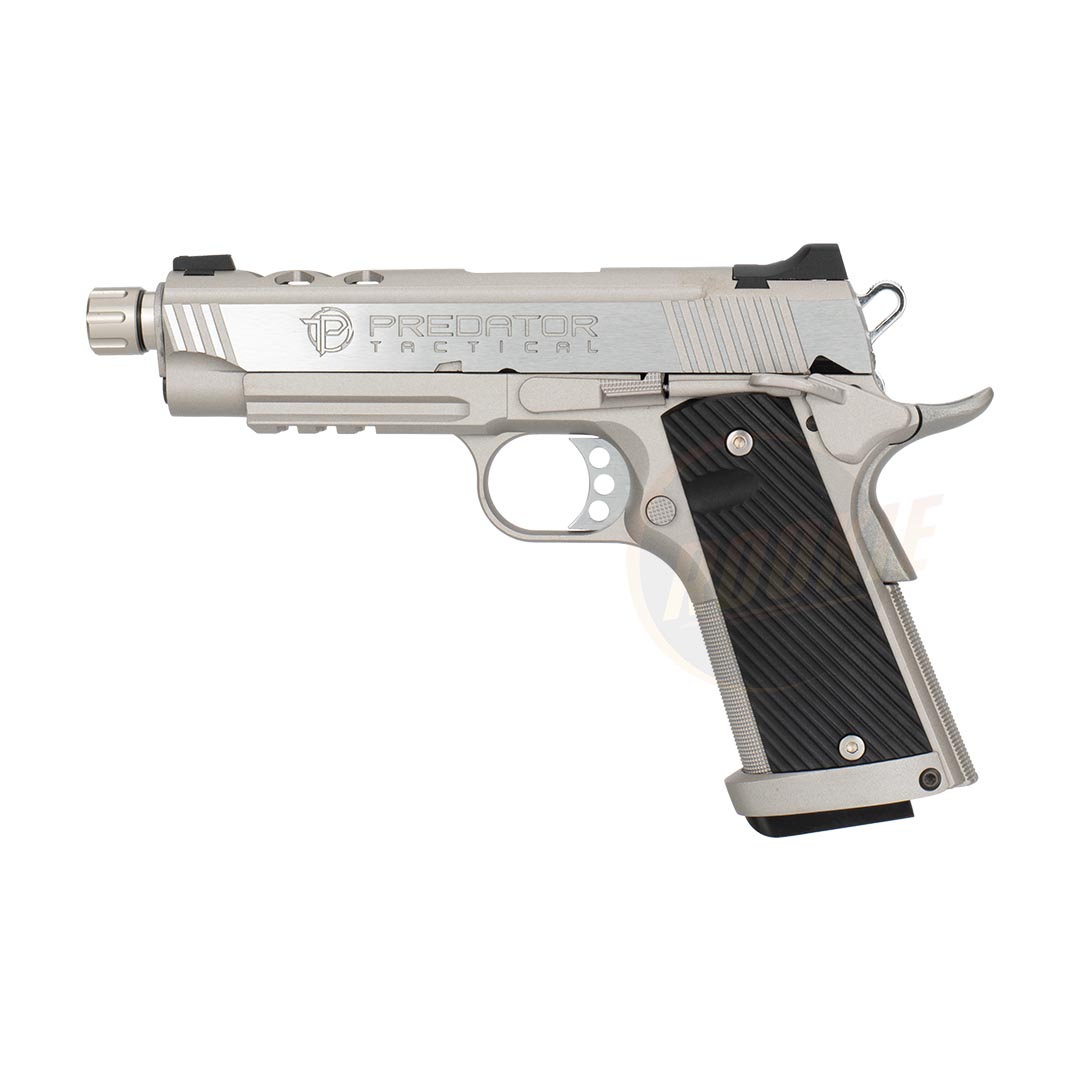 King Arms Predator Tactical Iron Shrike 1911 GBB (Silver)