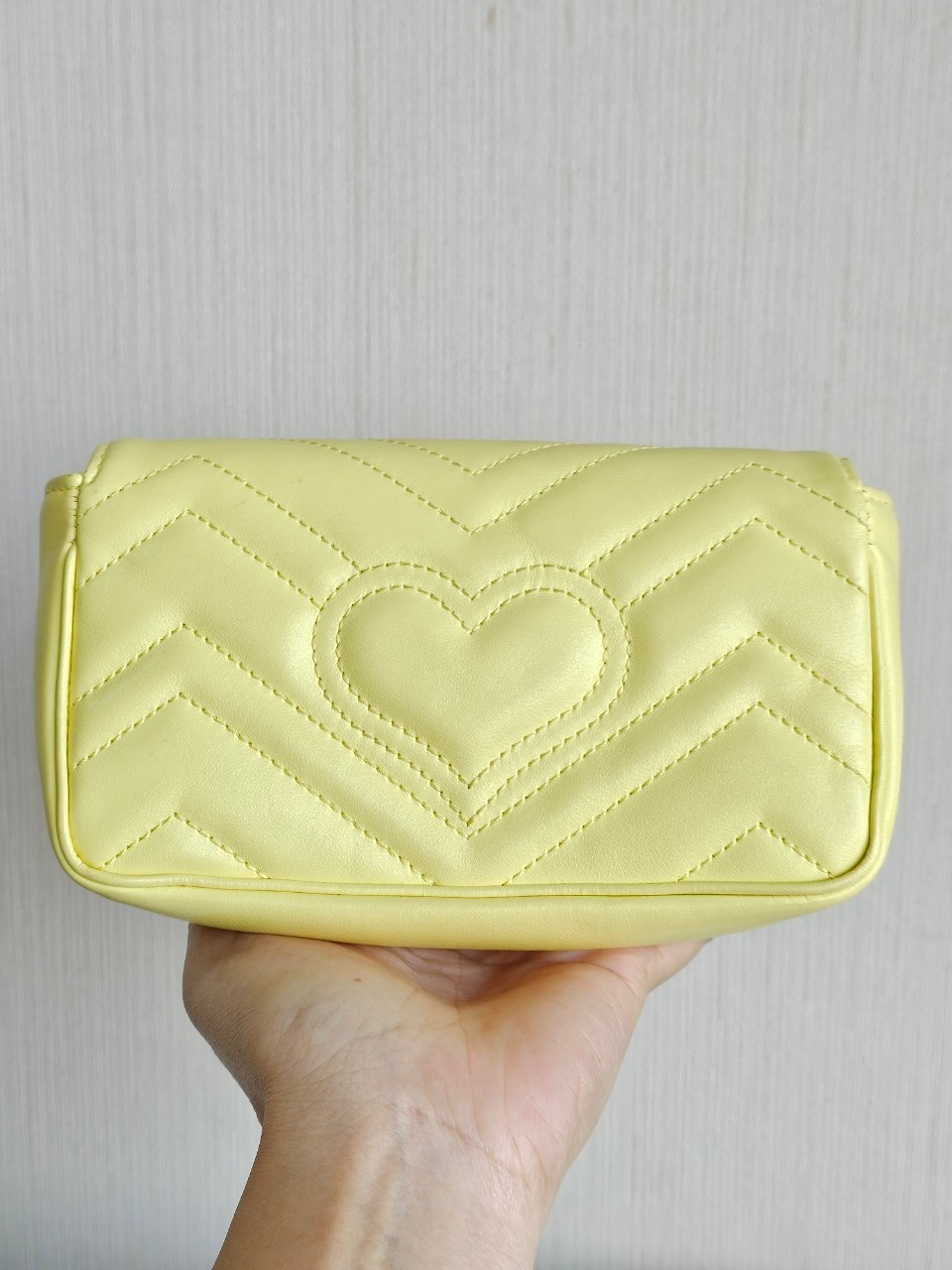 Gucci Marmont Super Mini สีเหลือง