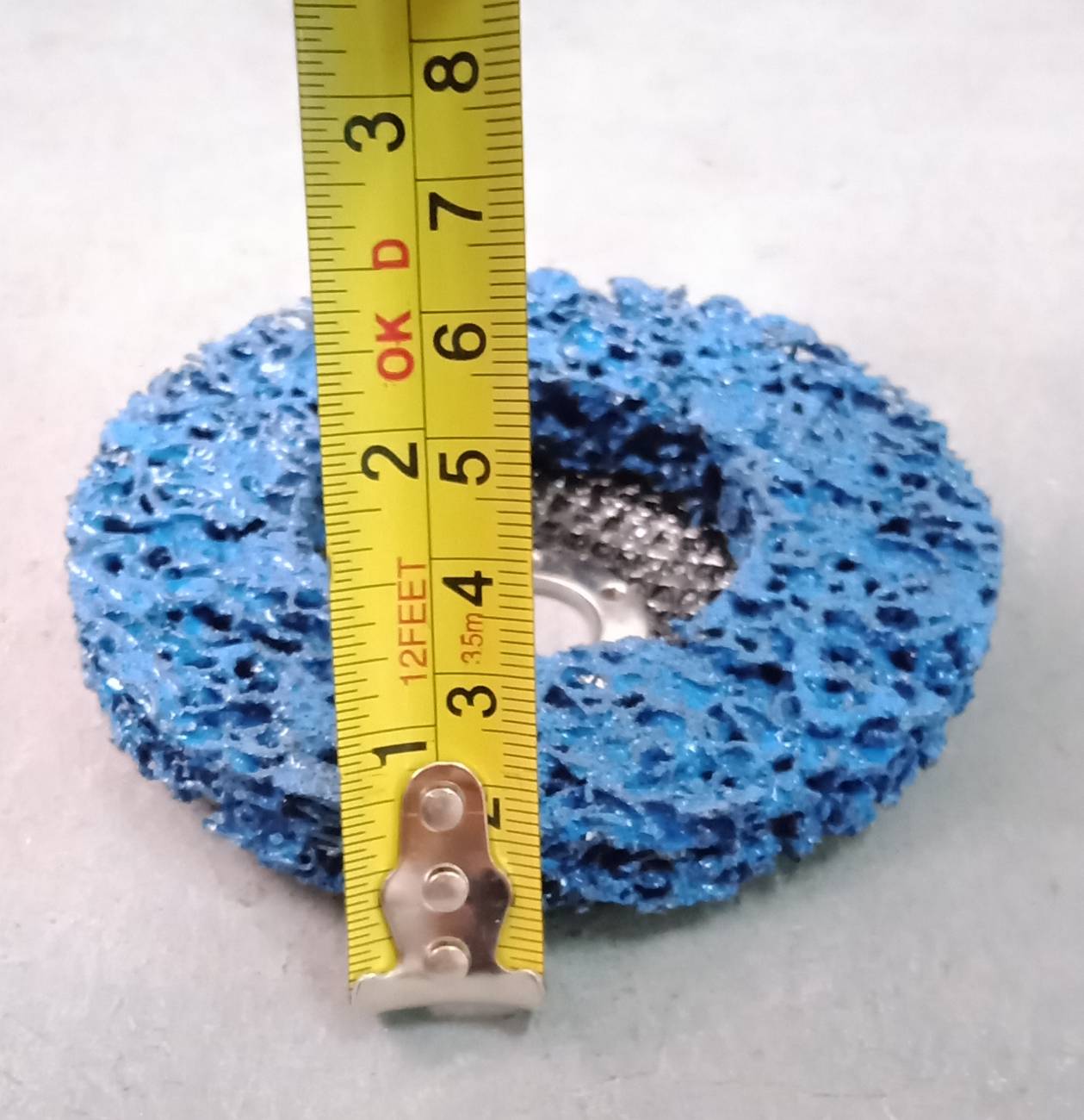 ลูกขัดสาหร่าย 4นิ้ว หลังแข็ง ซูโม่