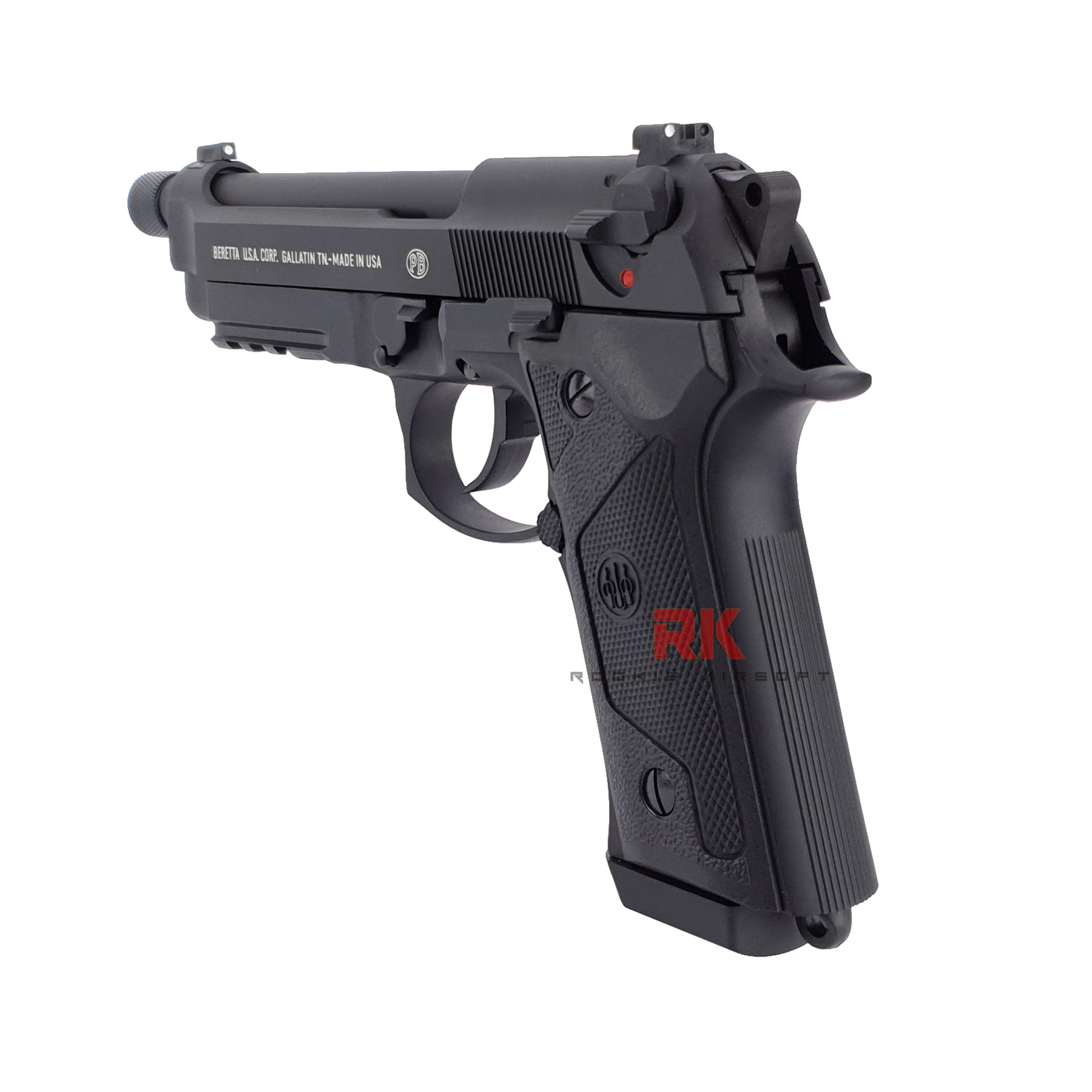 SRC Beretta M9A3 + Silencer GBB (Black)