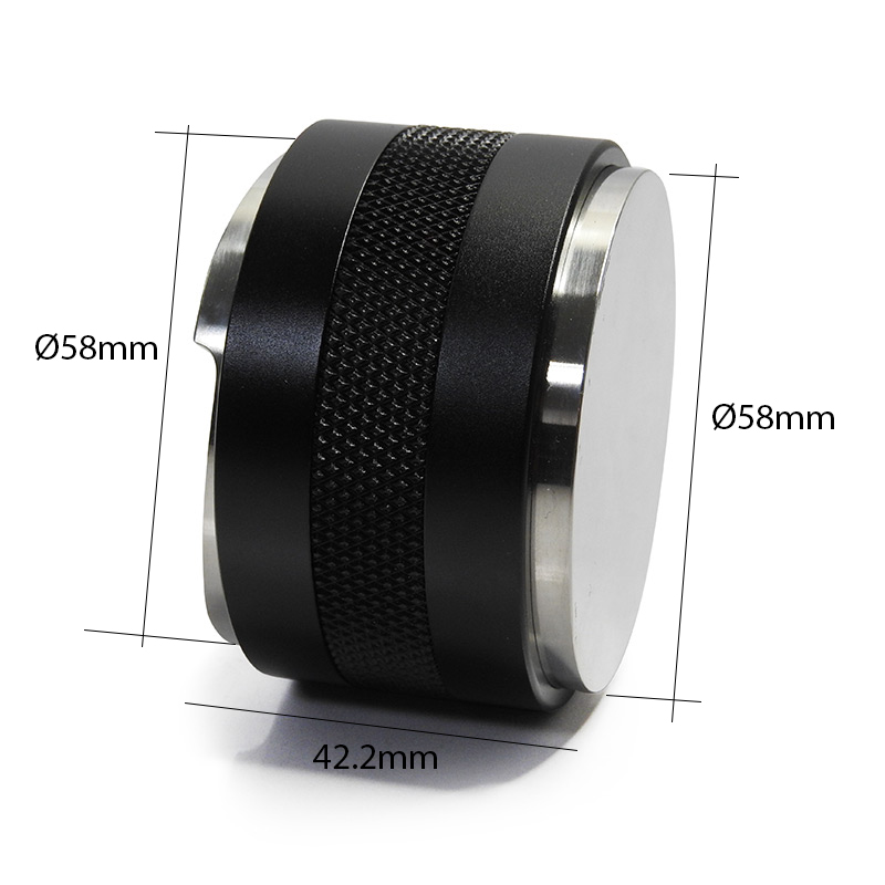 แทมเปอร์ มาการอน 58 mm. ตัวเกลี่ยหน้ากาแฟ 2 หน้า (ใช้กับมอคค่าพอท BIALETTI / IMIX 6 CUPS)