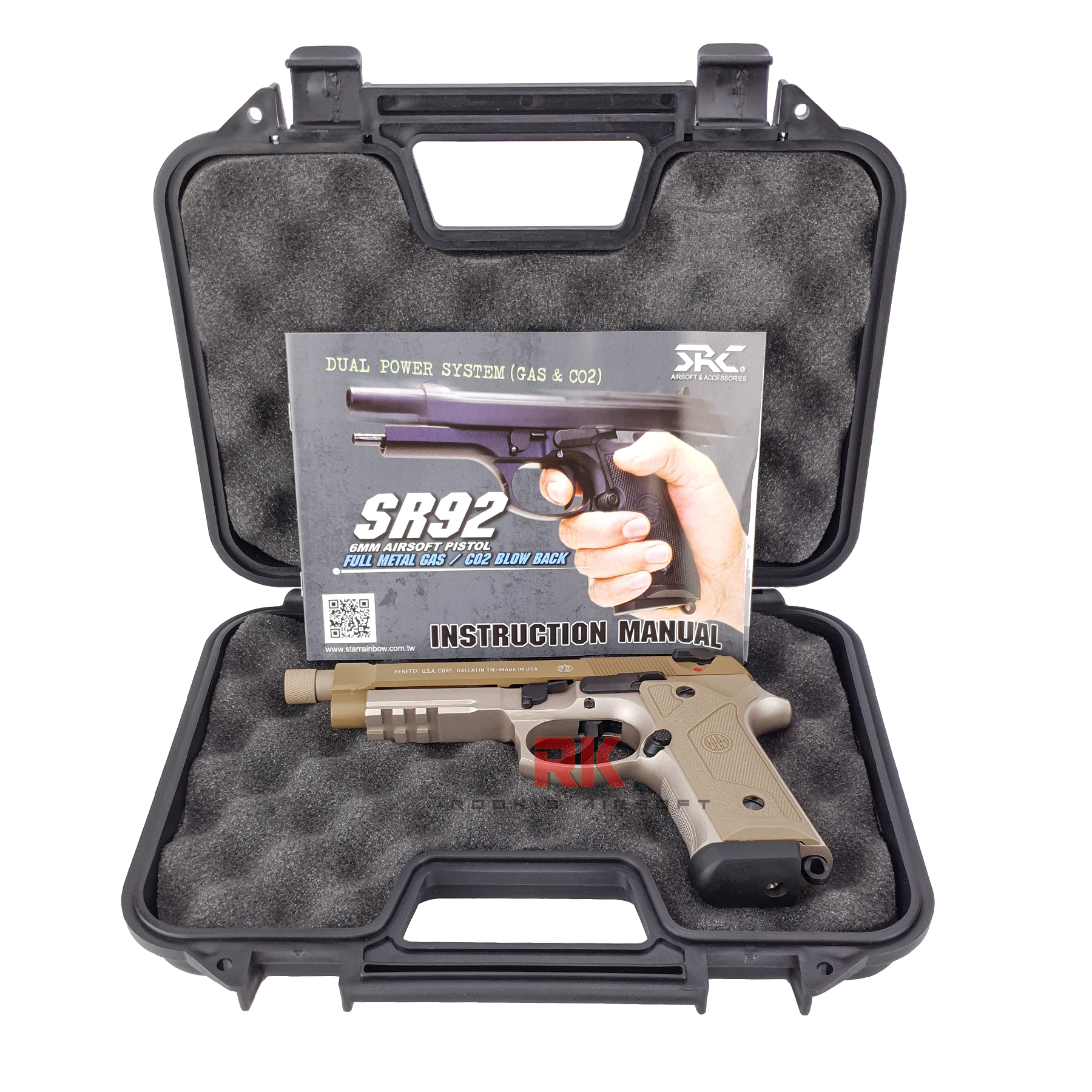 SRC Beretta M9A3 GBB (Tan)