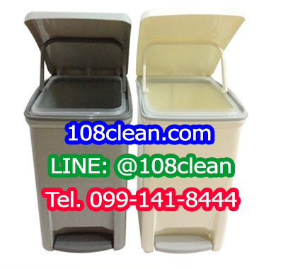 ถังขยะทรงเหลี่ยม เท้าเหยียบ ขนาด 10 ลิตร