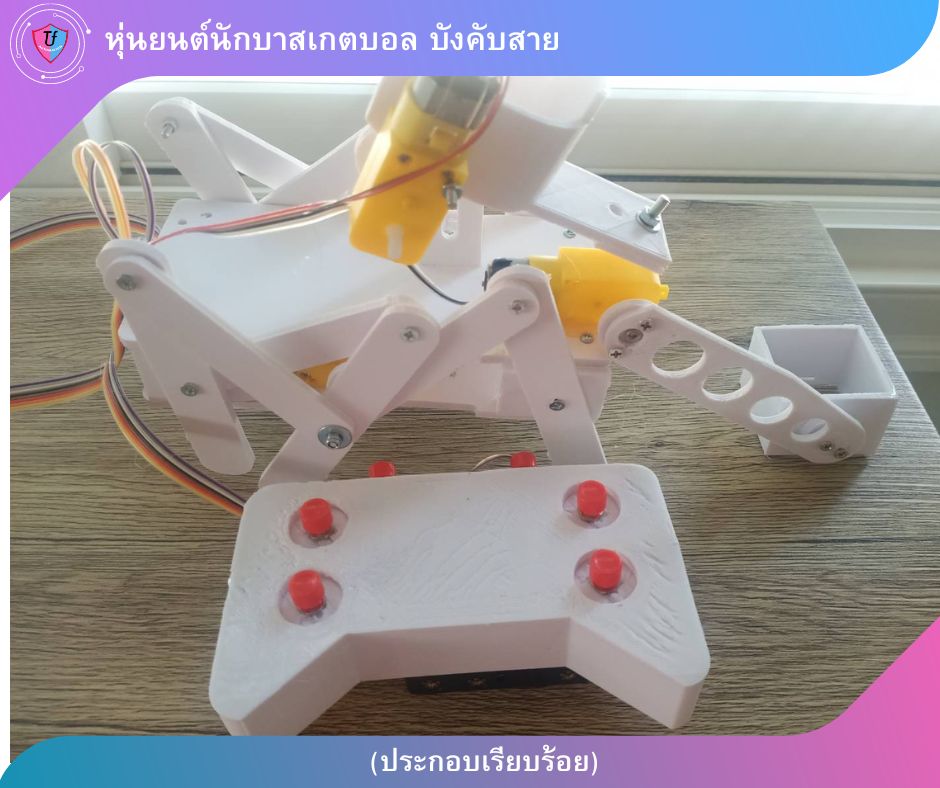 หุ่นยนต์นักบาสเกตบอล บังคับสาย (ประกอบเรียบร้อย) Ex