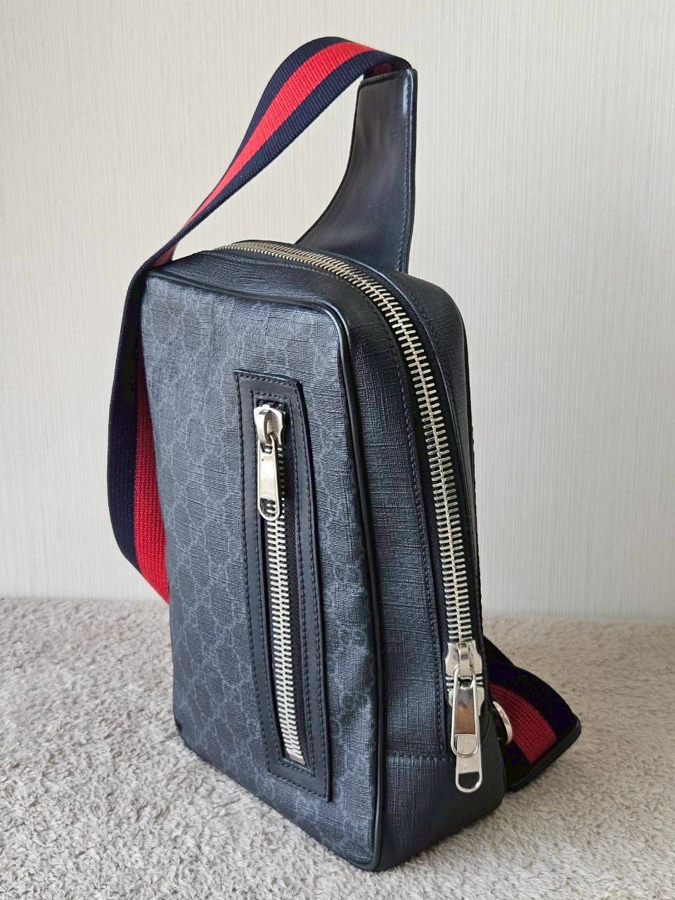 Gucci GG Black Sling Backpack