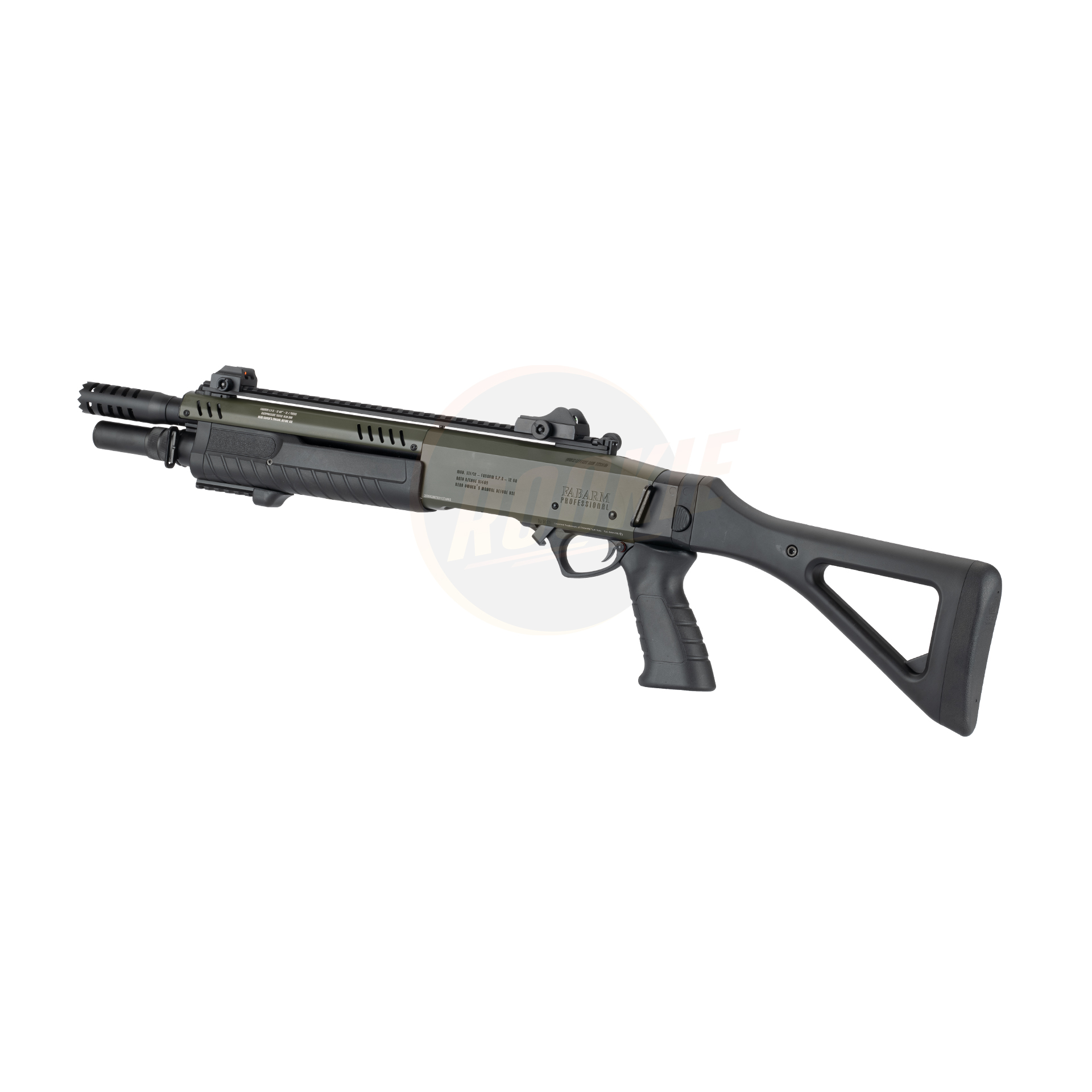 BO FABARM STF/12 Compact 11" Gas Pump Action Shotgun (OD)