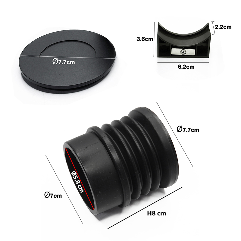 ตัวตบ ยางตบไล่ผงกาแฟที่ตกค้างอยู่ในเครื่องบด มีตัวล็อคแม่เหล็ก