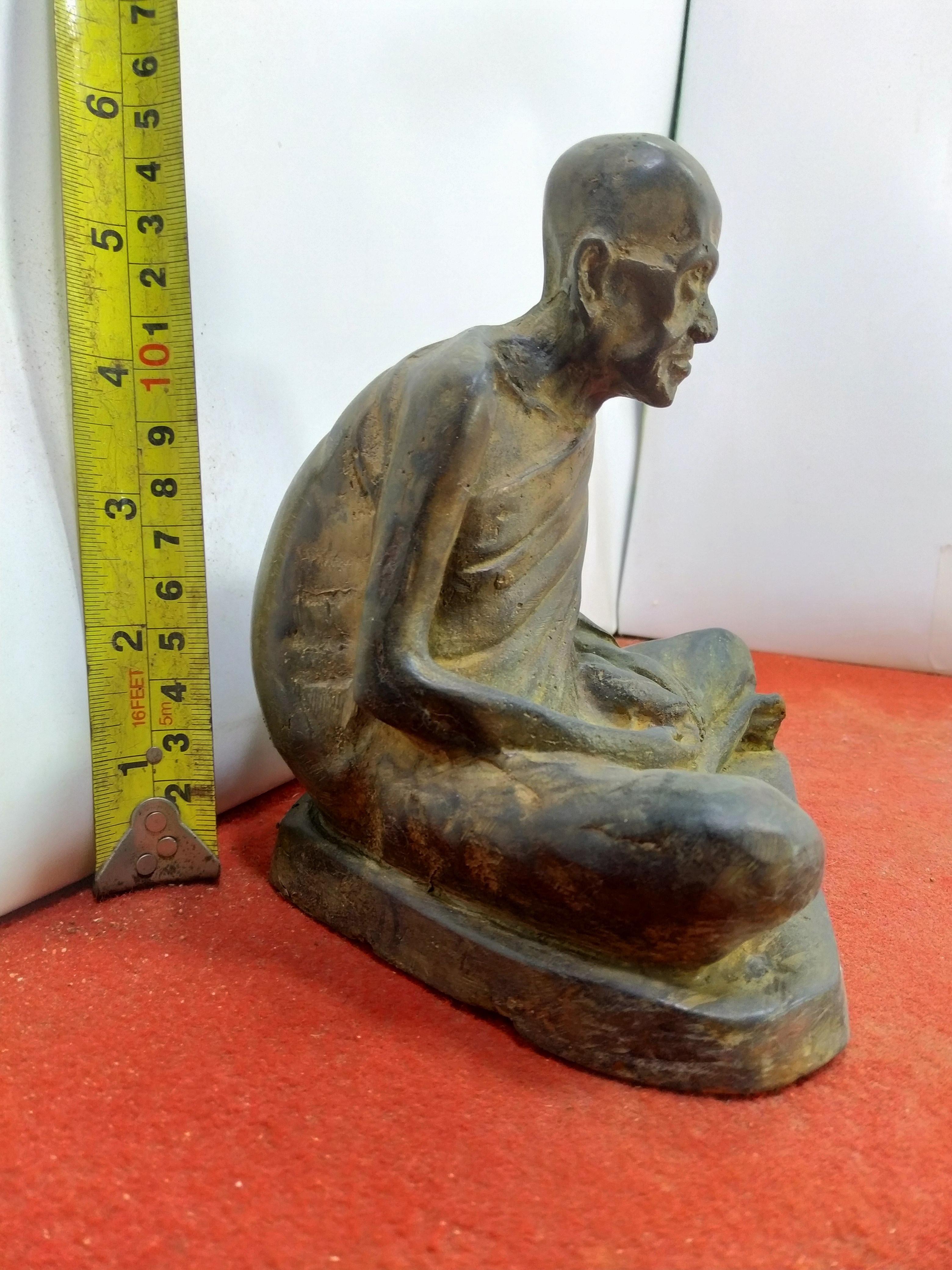 หลวงปู่สงฆ์ จนฺทสโร วัดเจ้าฟ้าศาลาลอย อ.เมือง จ.ชุมพร เนื้อโลหะสำริด