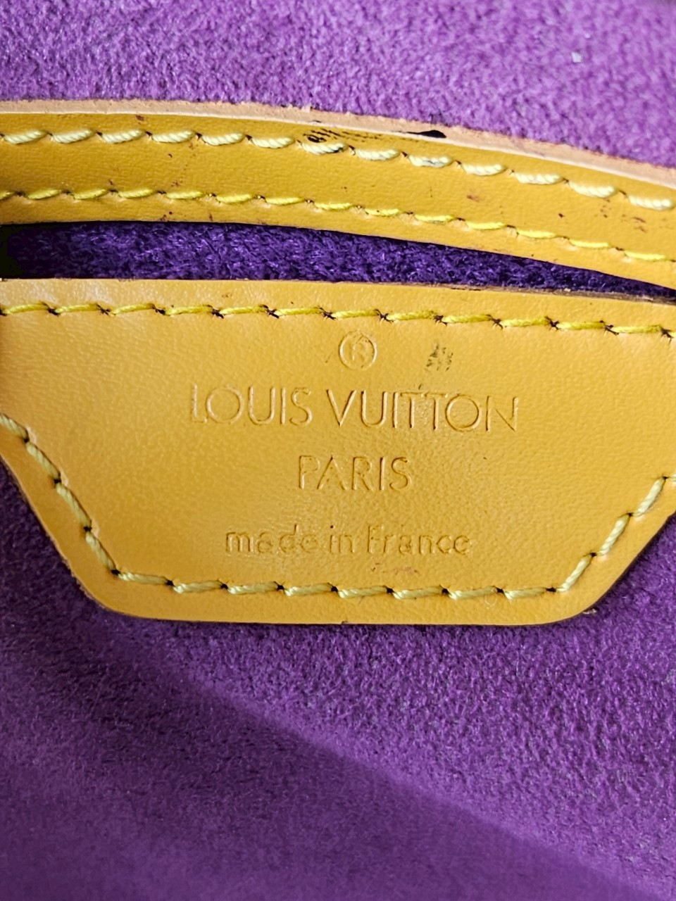 LV Yellow Epi Mabillon Backpack