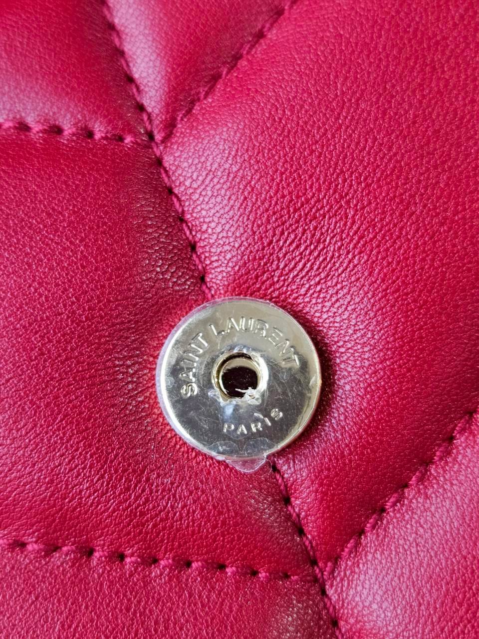 YSL Toy Puffer Mini Bag สีแดง