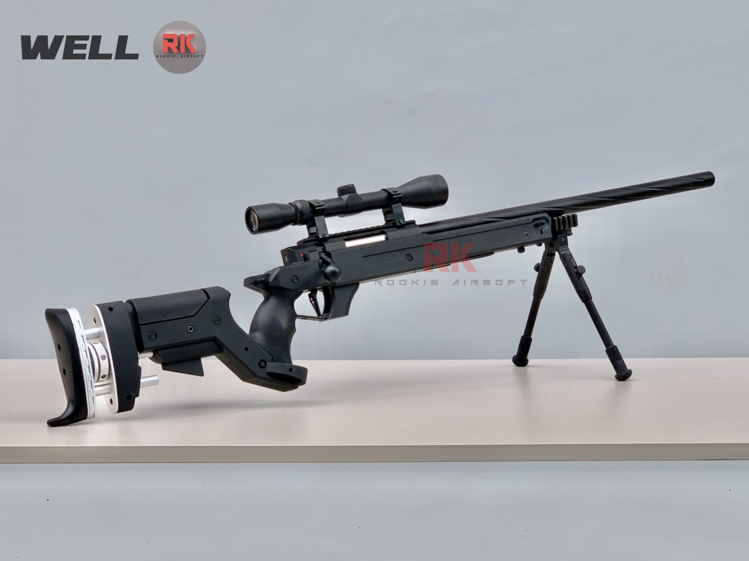 WELL MB05 AWM APS2 Upgraded Version Sniper Rifle (Black)