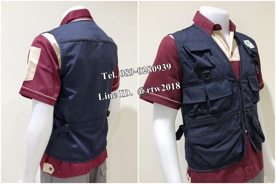 รหัส J3 : เสื้อกั๊กสีกรมท่า