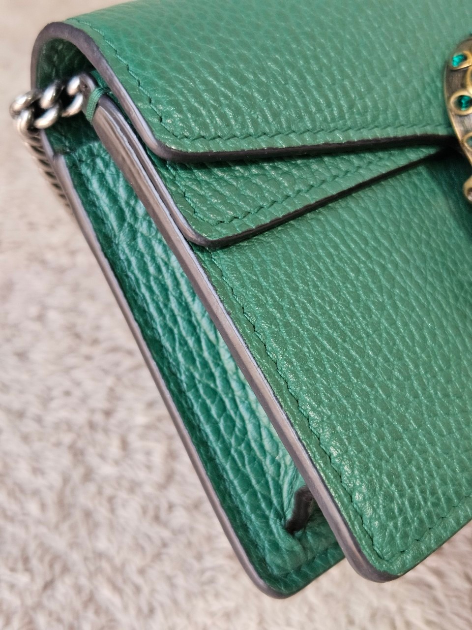 Gucci Dionysus Super Mini Crystal Leather