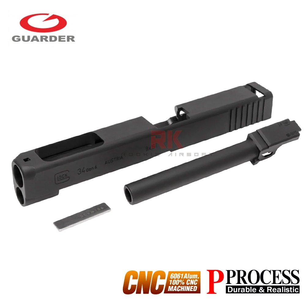 Guarder G34 CNC Steel Slide / Steel Barrel kit for Marui G17 Gen4