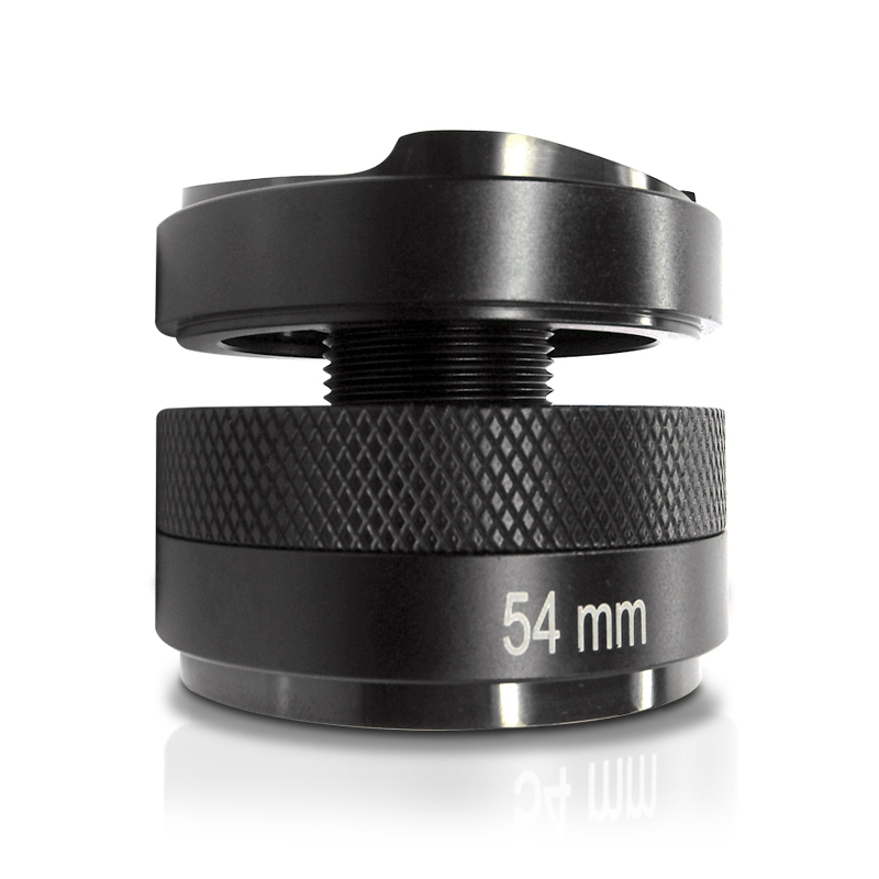 มาการอน 54 mm. ตัวเกลี่ยหน้ากาแฟ 2 หน้า (ใช้กับมอคค่าพอท bialetti / imix ได้)