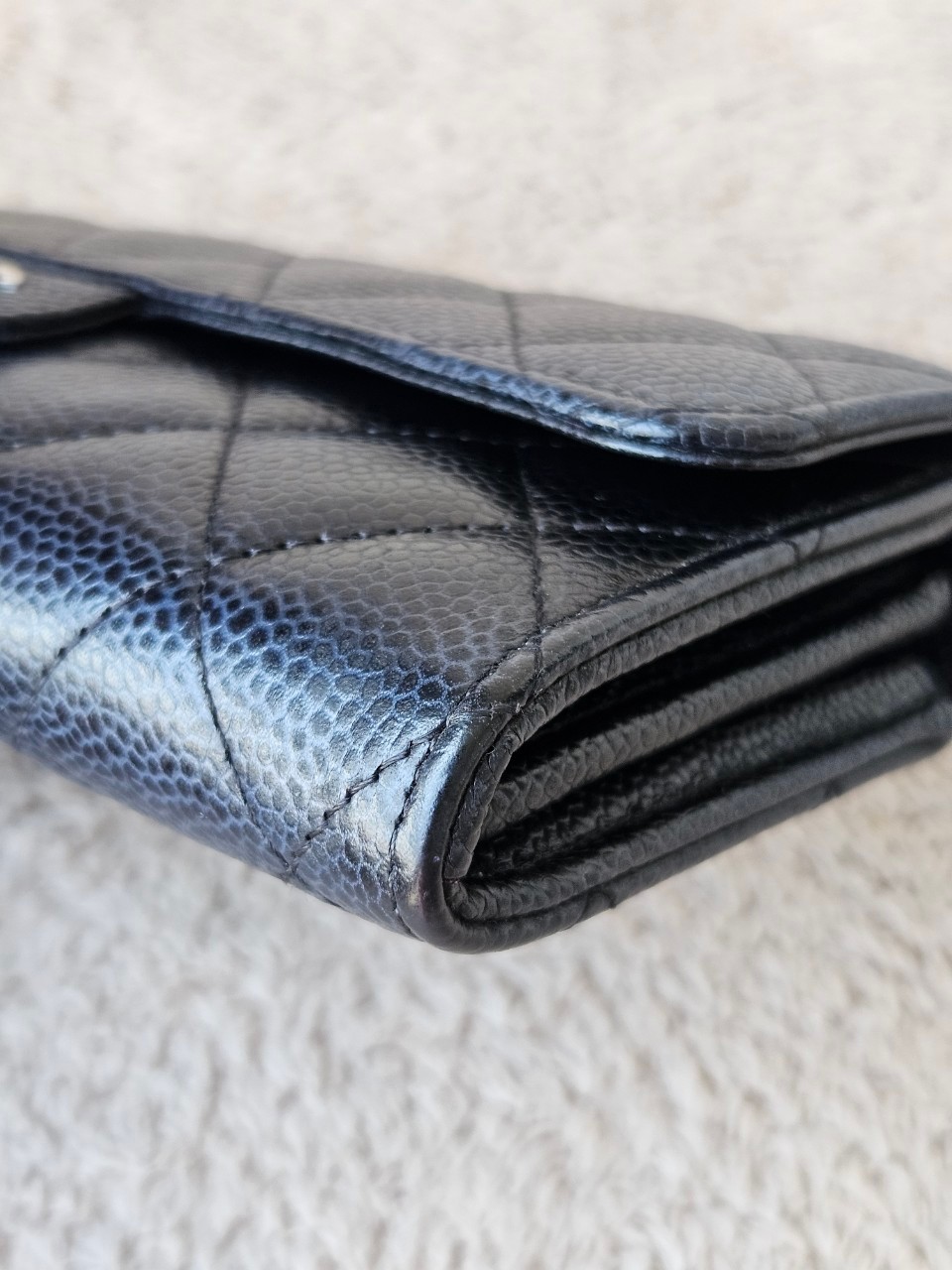 Chanel Sarah Black Cavier SHW