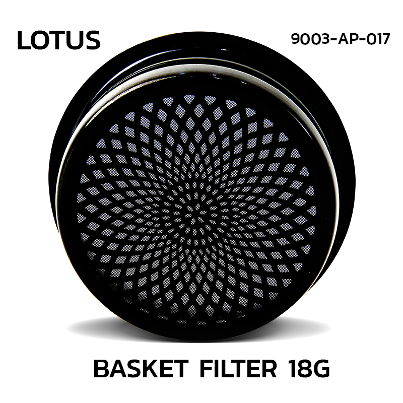 ตะแกรง APRESSO LOTUS 18G แบล็คไทเทเนี่ยม