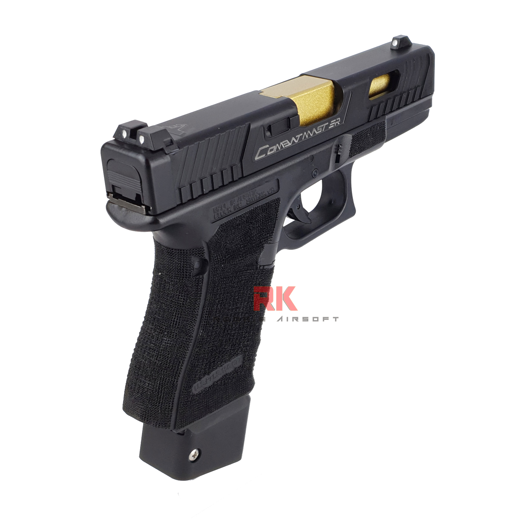 Double Bell 772E Glock 19 TTI Combat Master GBB - Black
