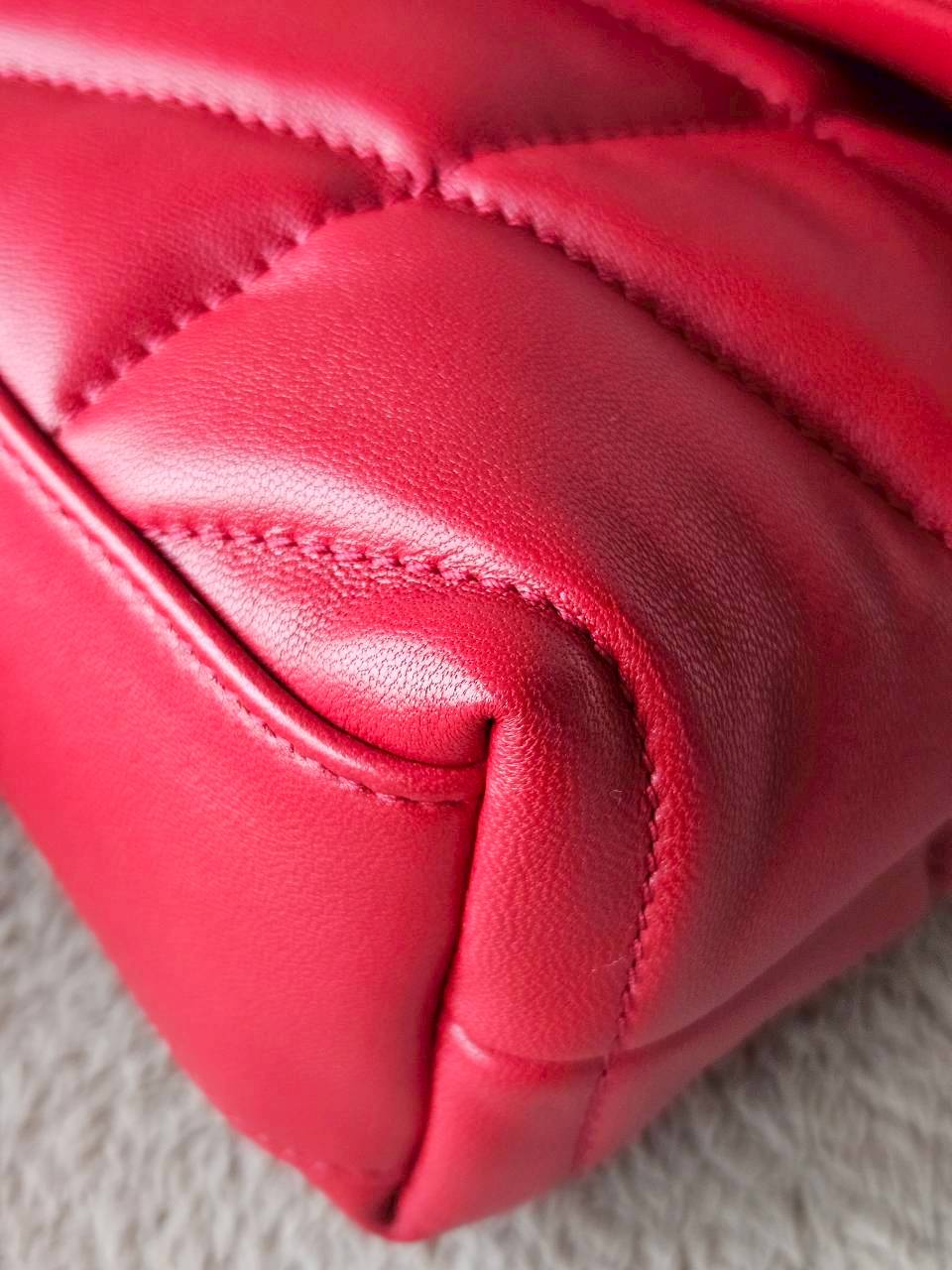 YSL Toy Puffer Mini Bag สีแดง