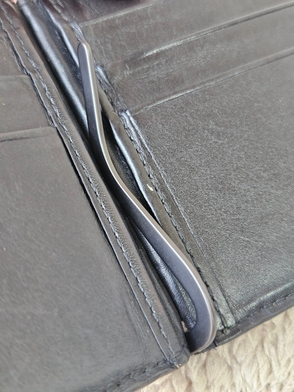 Bottega Money Clip สีดำ