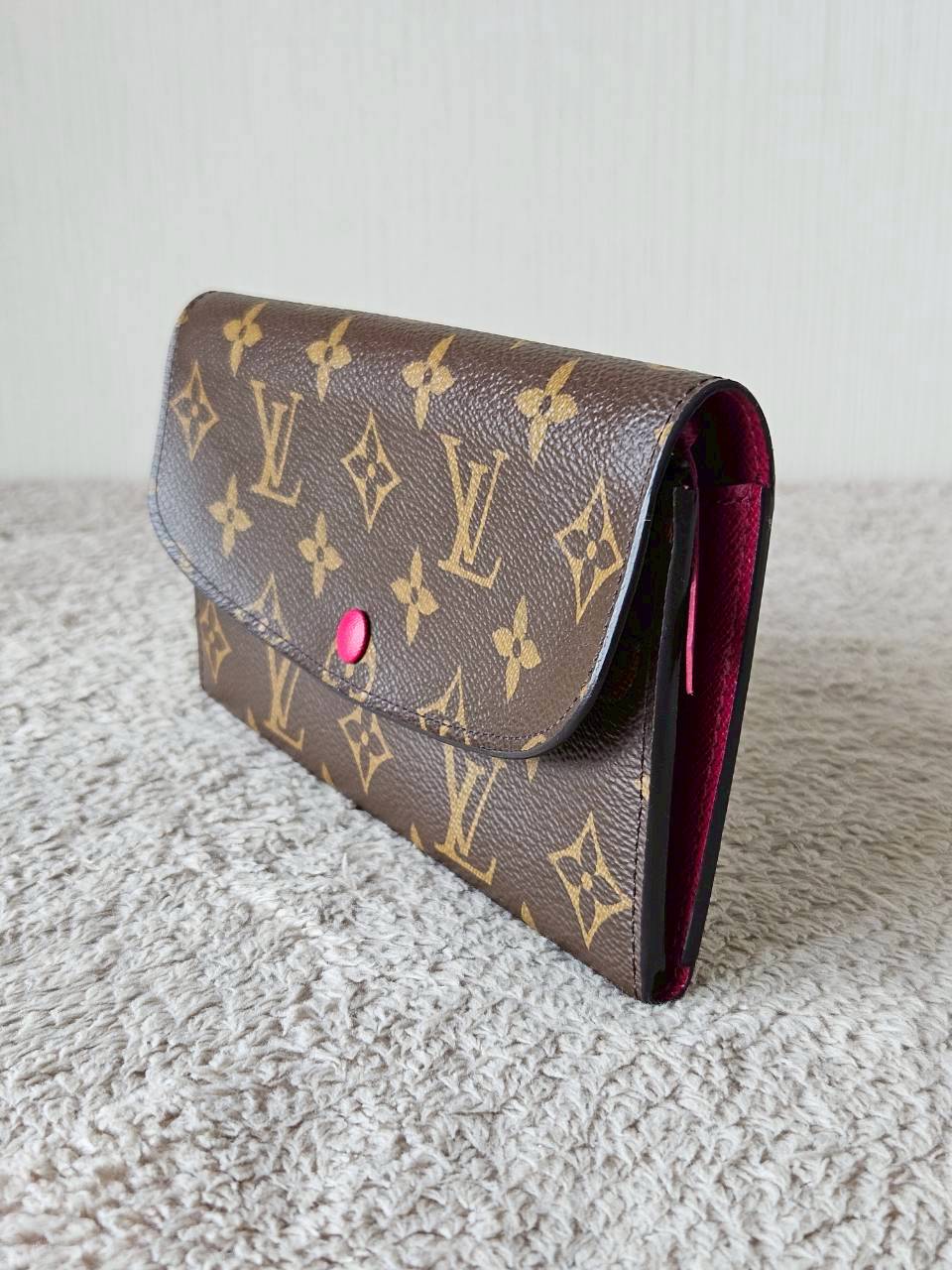 LV Emilie Mono Fuchsia Wallet