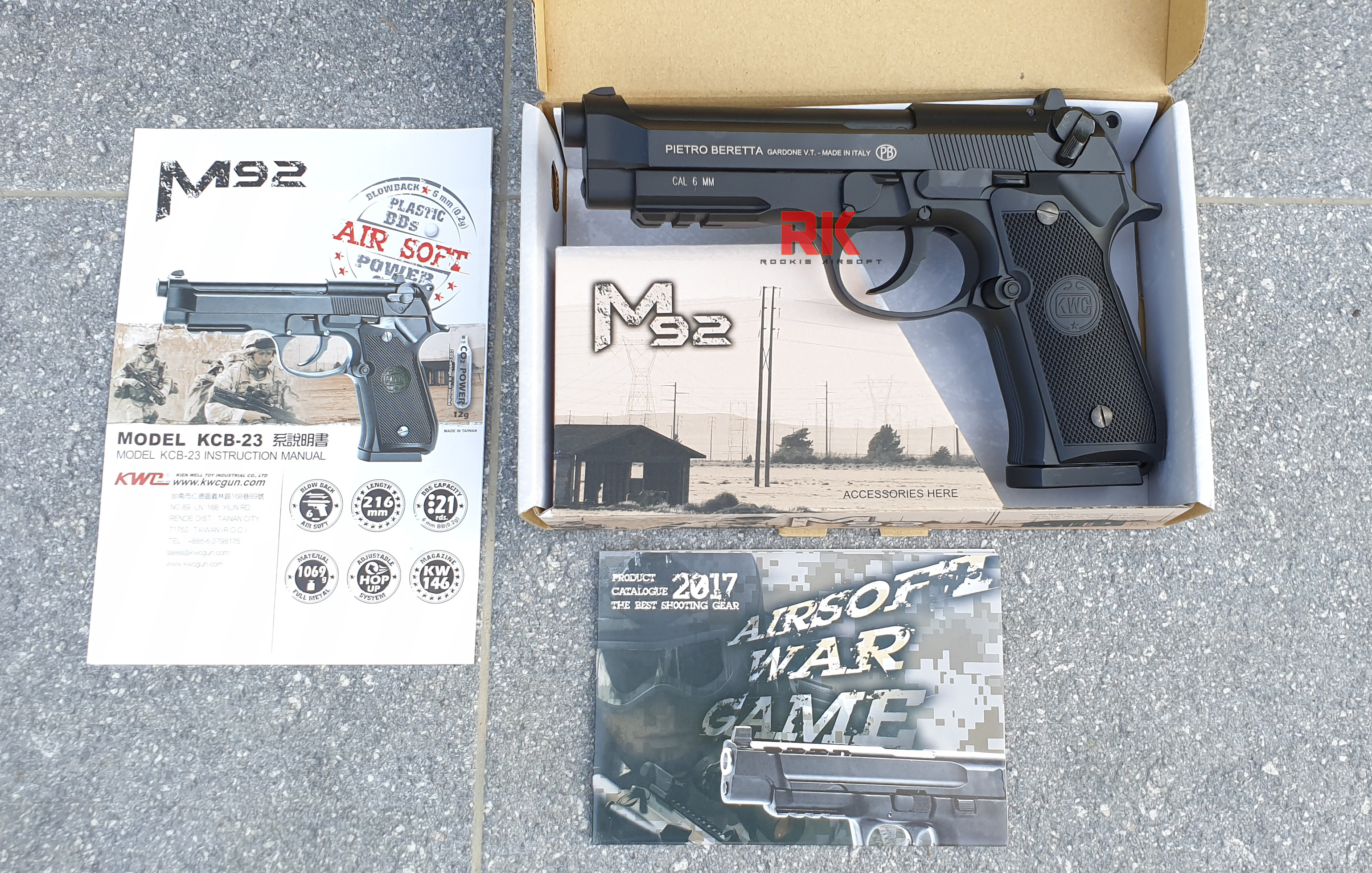 KWC M92 Co2 Blowback