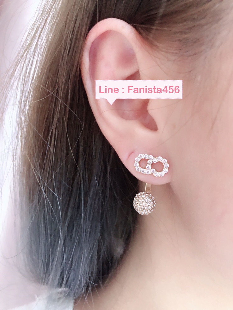 ต่างหูดิออ Dior earring ต่างหูดิออ ดาว งาน Hiend