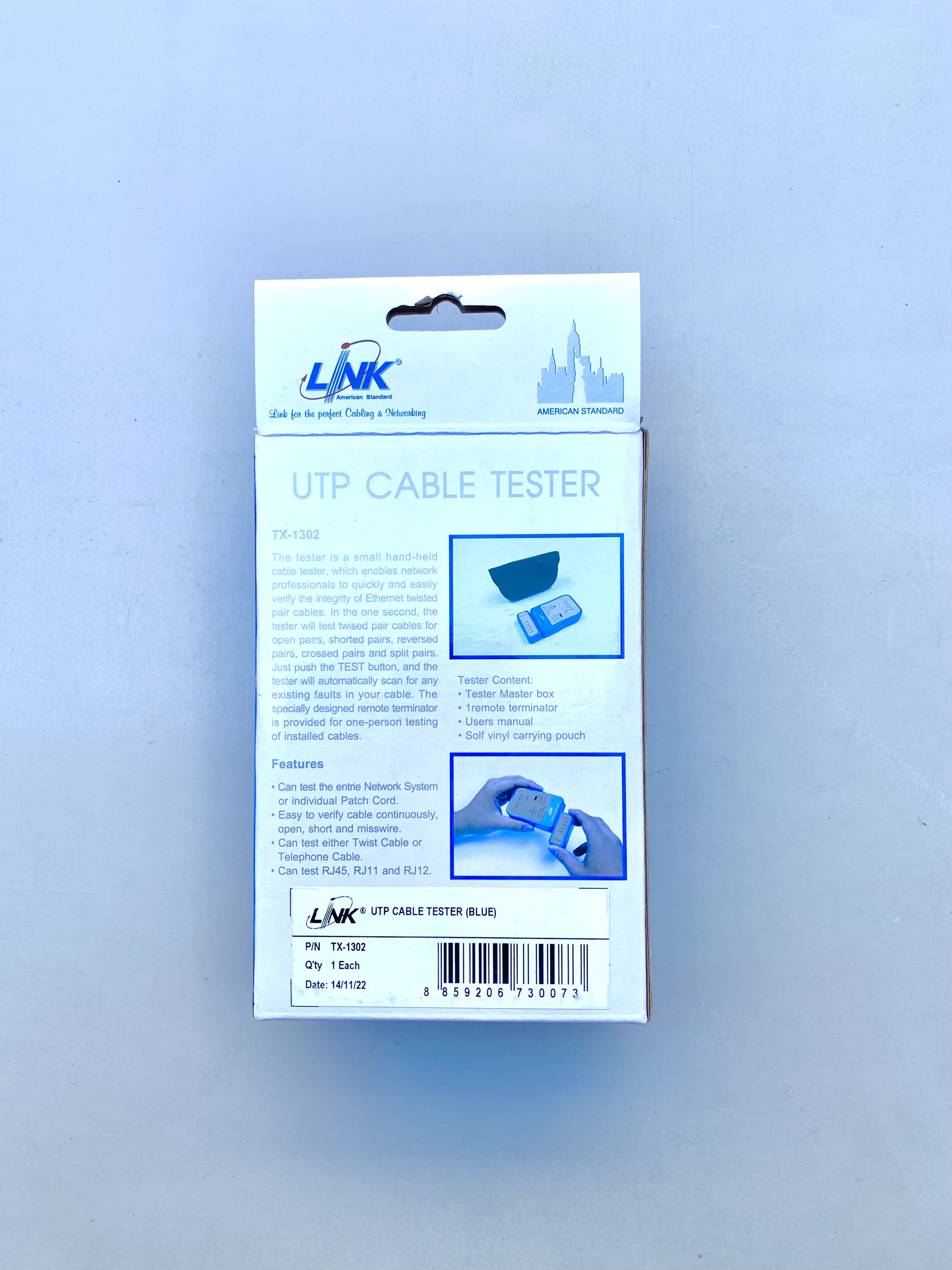 เครื่องเทสสายแลน TX-1302 Link