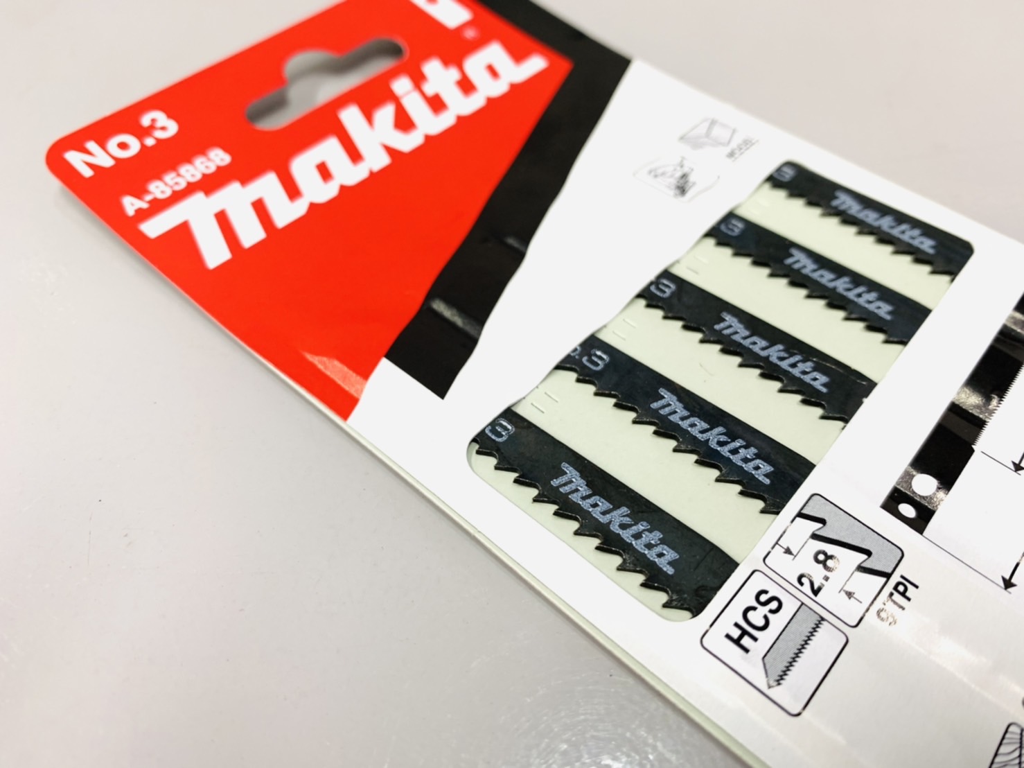 ใบเลื่อยจิ๊กซอ MAKITA (แผง5ใบ)