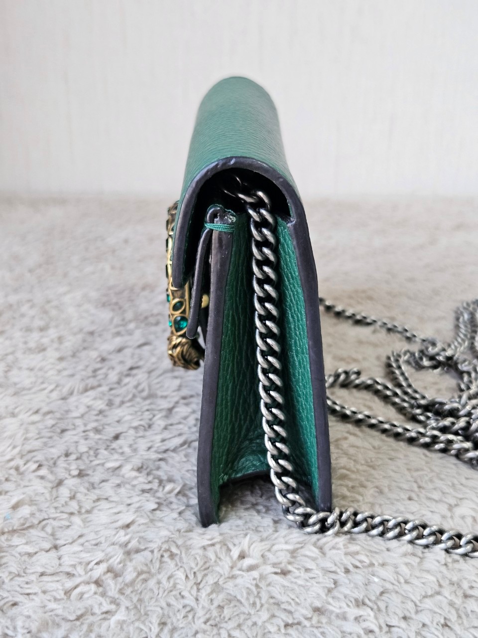 Gucci Dionysus Super Mini Crystal Leather