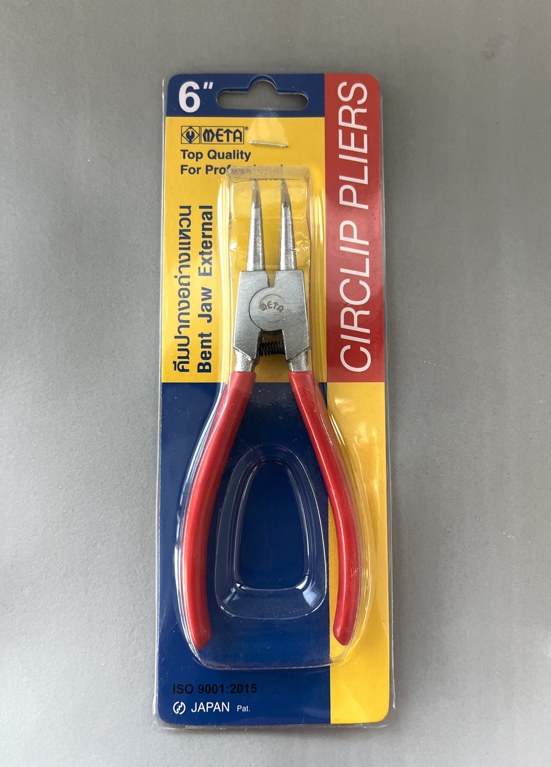 คีมปากงอถ่างแหวน 6" Meta / Solo