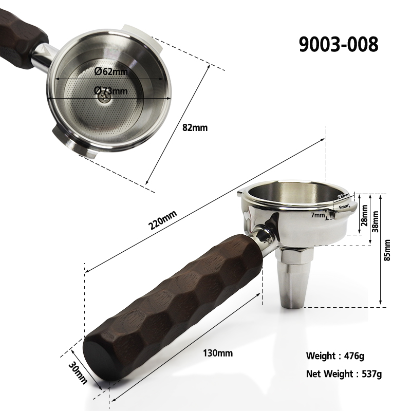 ก้านชงชาแรงดันสูง สำหรับเครื่องชงเอสเพรสโซ่ หัว E61