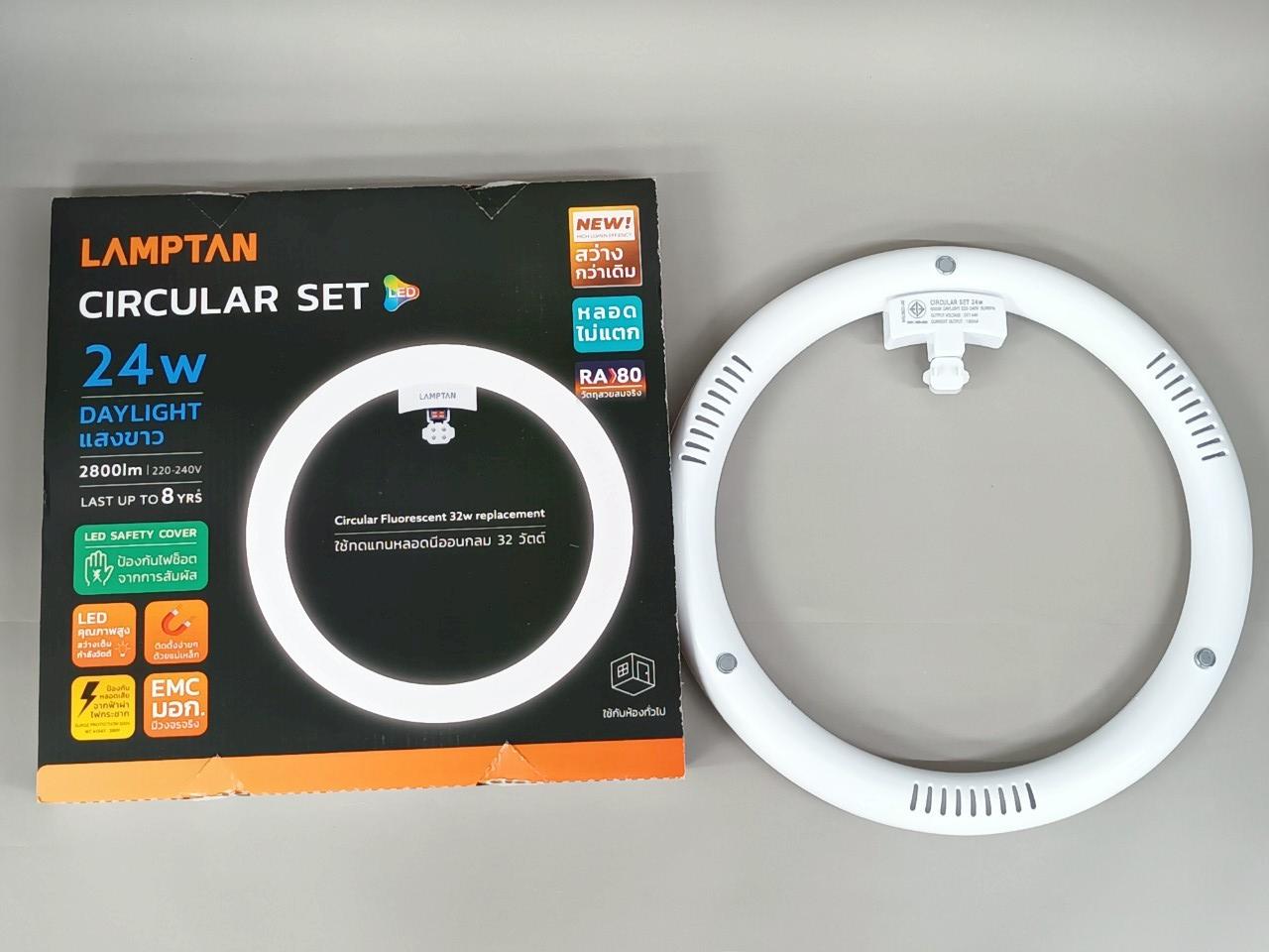 หลอดนีออน LED 24w DL แลมป์ตัน (นีออนกลม)