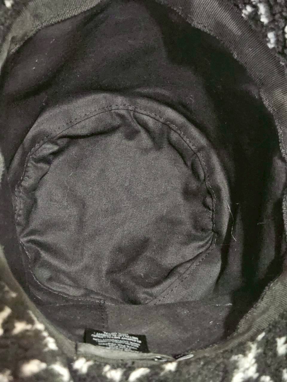 Chanel faux fur interlocking cc bucket hat