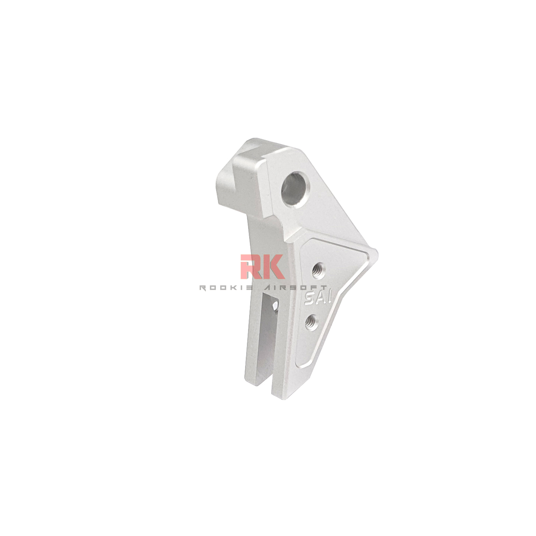 GunsModify SAI Flat Aluminum Adjustable Trigger Marui / WE G-Series (Silver)