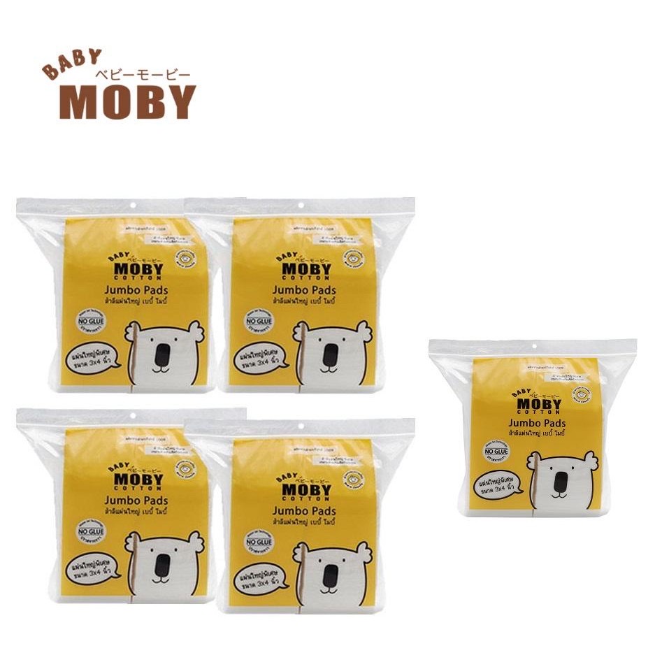 Baby Moby สำลีแผ่นใหญ่ (Jumbo Pads)