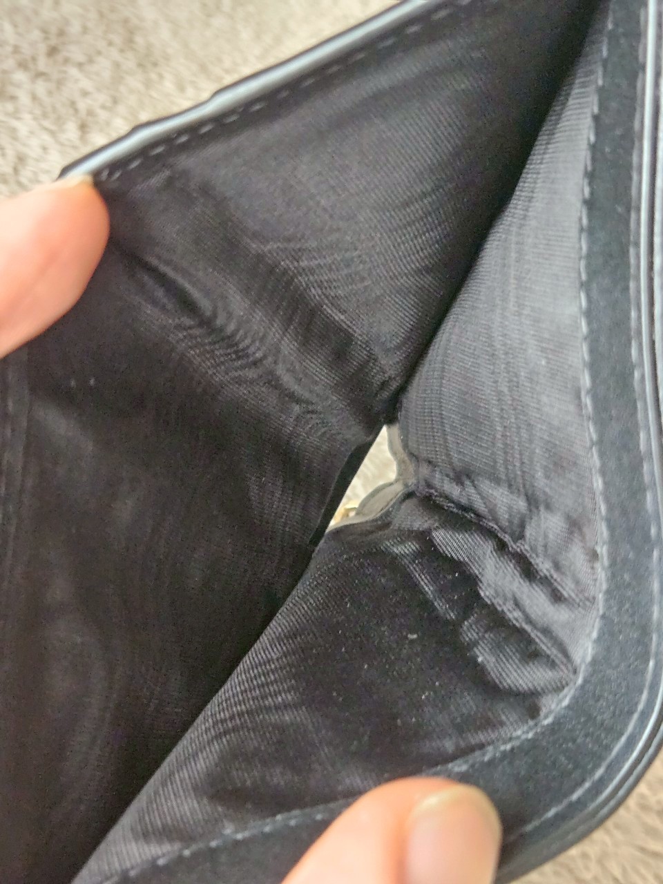 Dior Lady Dior Medium Wallet Lambskin Black