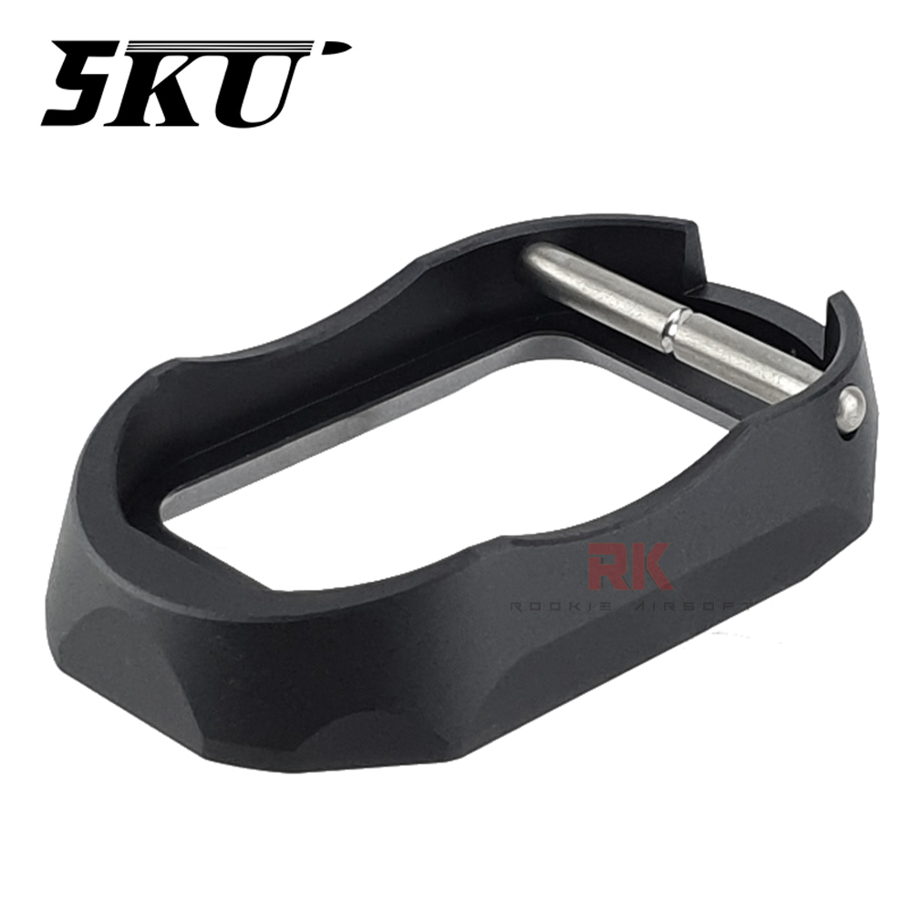 5KU CNC Aluminum Spy Magwell for Marui Hi-Capa (Black)